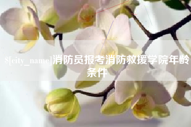 海宁消防员报考消防救援学院年龄条件