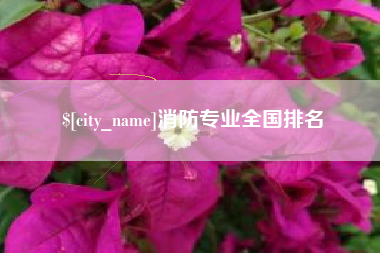 海宁消防专业全国排名