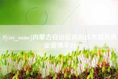 海宁内蒙古自治区消防技术服务执业管理平台