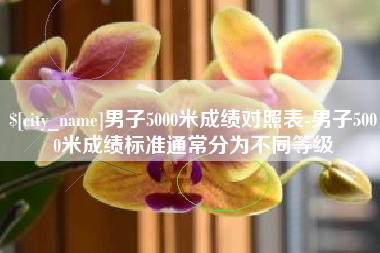 海宁男子5000米成绩对照表-男子5000米成绩标准通常分为不同等级