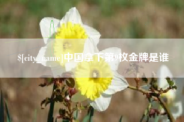 海宁中国拿下第9枚金牌是谁
