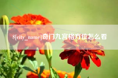海宁奇门九宫格方位怎么看
