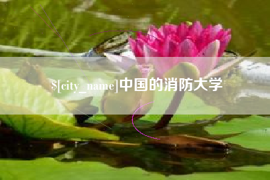 海宁中国的消防大学