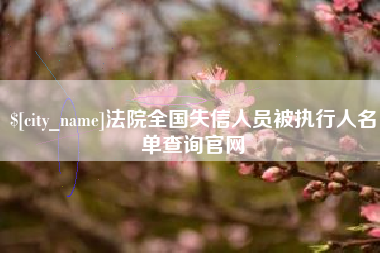 海宁法院全国失信人员被执行人名单查询官网