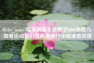 海宁哈尔滨亚冬会男子5000米接力-需要运动员们在高速滑行中精准地完成