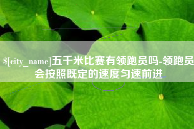 海宁五千米比赛有领跑员吗-领跑员会按照既定的速度匀速前进