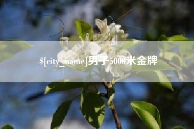 海宁男子5000米金牌