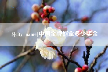 海宁中国金牌能拿多少奖金