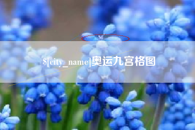 海宁奥运九宫格图