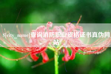 海宁查询消防职业资格证书真伪网站