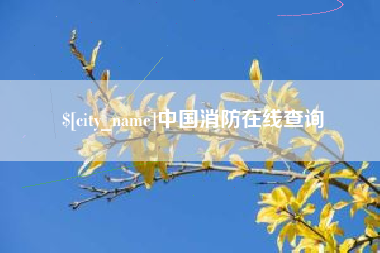 海宁中国消防在线查询