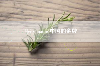 海宁中国的金牌