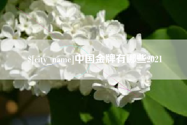 海宁中国金牌有哪些2021